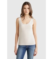 Benetton Kadın Basic Atlet (Bej)