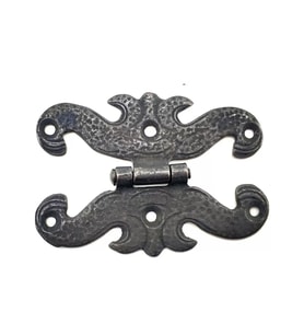 Antika Tarz Dekoratif Pirinç Kelebek Menteşe - 63x45 Mm, Oksit