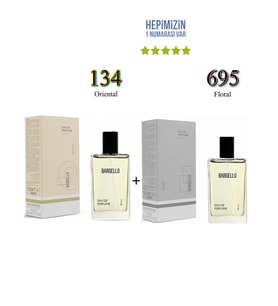 134 + 695 Kadın/Erkek Parfüm Edp 50 ml Oriental/Floral - Mnms134695