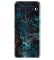 TCL 10L Kılıf Desenli Silikon Colorful Abstract 1384