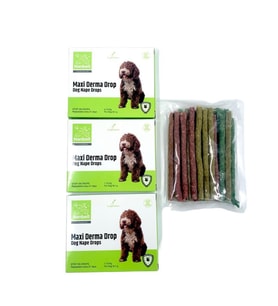 3 Kutu 1-10kg Köpekler İçin Damla + 25li Munchy Ödül Çubuğu