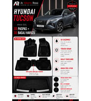 HYUNDAİ TUCSON 2015-2026 Araca Özel 3D Paspas + 3D Bagaj Havuzu