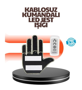 Araç İçin Eğlenceli LED El İşareti Işığı