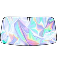 ALLY Araba Güneş Gölge Koruyucu Oto Ön Cam Güneşlik(40cm*70cm) titanyum gümüş katlanabilir