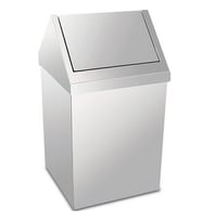 Metal Çatı Kapaklı Çöp Kovası