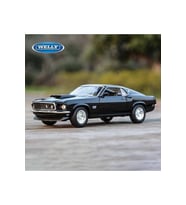 1969 Ford Mustang 429 Siyah 1:24 Model Araba