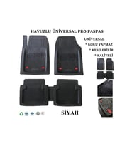 Kia Rio HB 2019 Uyumlu 4 Cm Derin Havuzlu 5 Parça Set 3D Paspas Takımı Siyah