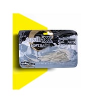 Spiinx Sandworm 6cm 18P Glow Pearl White Lrf Silikon Sahte Yem