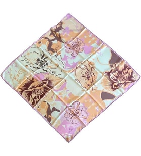 Silk Home Tivil İpek Eşarp 37911 Pembe Karışık Desen