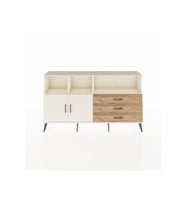 Arges Konsol 5 Raflı 3 Çekmeceli 2 Kapaklı 176x30x99 Aytaşı-Aytaşı/Çam