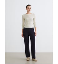 LCW Comfort Lacivert Beli Lastikli Kadın Triko Pantolon