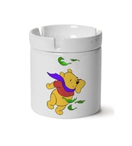 Winnie The Pooh Baskılı Porselen Küllük Makinede Yıkanabilir