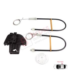 VW Touran MK1 1T1 1T2 1T3 2003-2015 1T0839462 İçin Arka Sağ Kapı Cam Kriko Tamir Seti