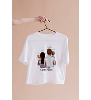 Sevgili Tasarımlı Tişört Kişiye Özel ( Unisex - Büyük - Çocuk )