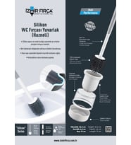 LUNA YUVARLAK SİLİKON TUVALET FIRÇASI
