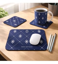 Kişiye Özel Hediye Seti  Kupa Bardak + Mouse Pad + Bardak Altlığı (3’lü Set)