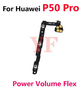 Huawei   P50 Pro  Güç Düğmesi Açma/Kapama Ses Kapatma Düğmesi Esnek Kablo için