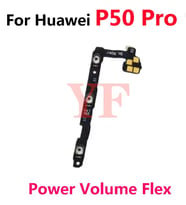 Huawei   P50 Pro  Güç Düğmesi Açma/Kapama Ses Kapatma Düğmesi Esnek Kablo için