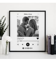 ElyNowa Kişiye Özel Spotify Anı Çerçevesi (20x20cm)