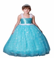 Kız Çocuk Frozen Elsa Kostümü