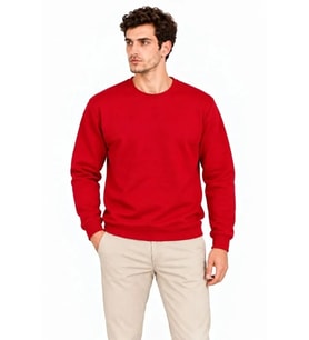 Biçomi Gün Boyu Sıcak ve Rahat Tutan Şardonlu Pamuk Karışımlı Regular Fit Sweatshirt