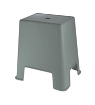 Geseus Banyo Taburesi  Büyük Boy Çok amaçlı Tabure Koyu Gri-481