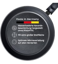 Fissler Ceratal Comfort Orbit Siyah Alüminyum Kızartma Tavası Seramik Kaplı Çap 28 Cm Seramik Yapışm