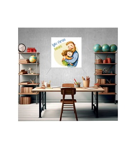 Babalar Günü İyiki Varsın Babam Fotoğraf Panosu Branda 100x100