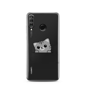 Huawei P30 Lite Uyumlu Baskılı Yumuşak Silikon Şeffaf Telefon Kılıfı