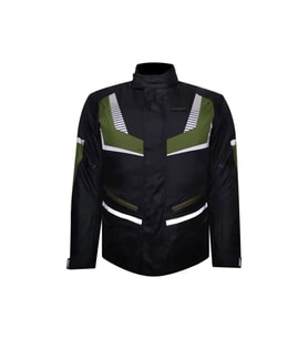 Motosiklet Montu Maxdura Kumaş 4 Mevsim Uzun Model Motor Montu Yeşil