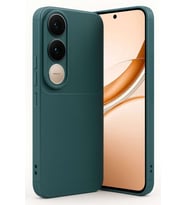 V50 Lite 4G Auto Focus Karbon Kapak - Koyu Yeşil