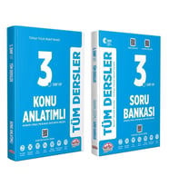 Data Yayınları 3. Sınıf Tüm Dersler Konu ve Soru Bankası Seti 2 Kitap