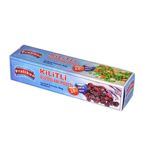 Kilitli Buzdolabı Poşeti Orta