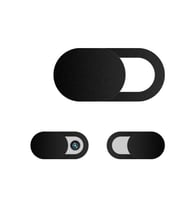 Webcam Kamera Kapatıcı Kapakları Sticer Privacy Protection Cover (Siyah)