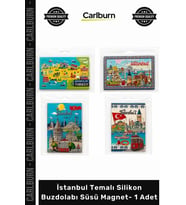 #Magnet Hatıralık Hediyelik Dekoratif Turistik İstanbul Temalı Silikon Buzdolabı Süsü Magnet