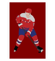 Nicklas Backstrom Tablo Ahşap Poster Dekoratif