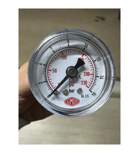 0-16 Bar Çap Ø40 Mm Arkadan Bağlantılı Kuru Tip Manometre