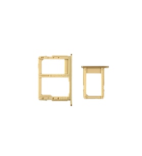 Samsung Galaxy J7 Prime G610 Sim Yuvası Sim Kart Tepsisi Gold