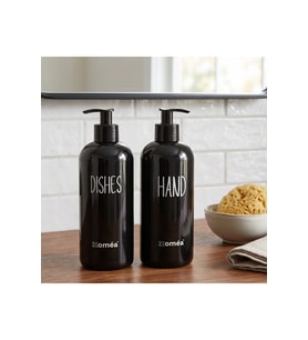 Homea Hands Dishes Sabunluk Siyah Renk – Şık ve Modern Mutfak & Banyo Sabunluk, Sıvı Sabunluk