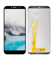 Alcatel 1S 2020 5028D ile Uyumlu Lcd Ekran Dokunmatik (Siyah)