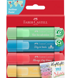 Faber-Castell Fosforlu Kalem 46 Pastel 4 Renk