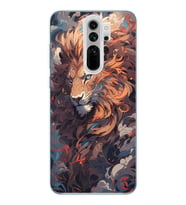 Xiaomi Redmi Note 8 PRO Uyumlu Aslan Tasarımlı Şeffaf Telefon Kılıfı