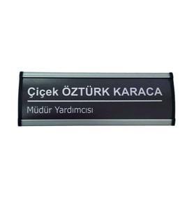 Kapı İsimliği 9x25cm 50li Paket