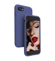 Apple iPhone 8 İnce Mat Silikon Kılıf Lacivert