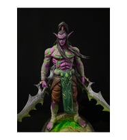 World Of Warcraft Illidan Stormrage Figür WOW İblis Illidan Obje 25CM Büyük Boy