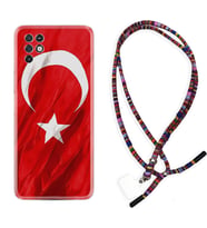 INFINIX Note 11 Pro Note 10 Hot 9 Play Kılıf Boyun Asklı Rasta Silikon Şanlı Türk Bayrağı 4 1401