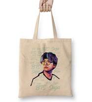 Bts Suga 01 Bez Çanta Uzun Saplı