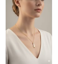 925 Ayar Papatya silver ikili kişiye özel inci çocuk kolye.erkek,kız kolye.rose.gold.rodaj