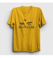 Presmono Unisex Sarı Spider Billie Eilish T-Shirt 154810tt (Sarı)