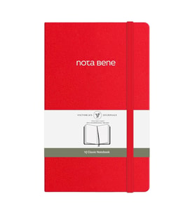 VICTORIA'S JOURNALS NOTE BENE 9221 CLASSIC NOTEBOOK SERT KAPAK 13x21cm 70gr.400 SYF. ÇİZGİLİ DEFTER
